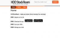 HDDStockRoom.com - cloud service for donor drives inventory